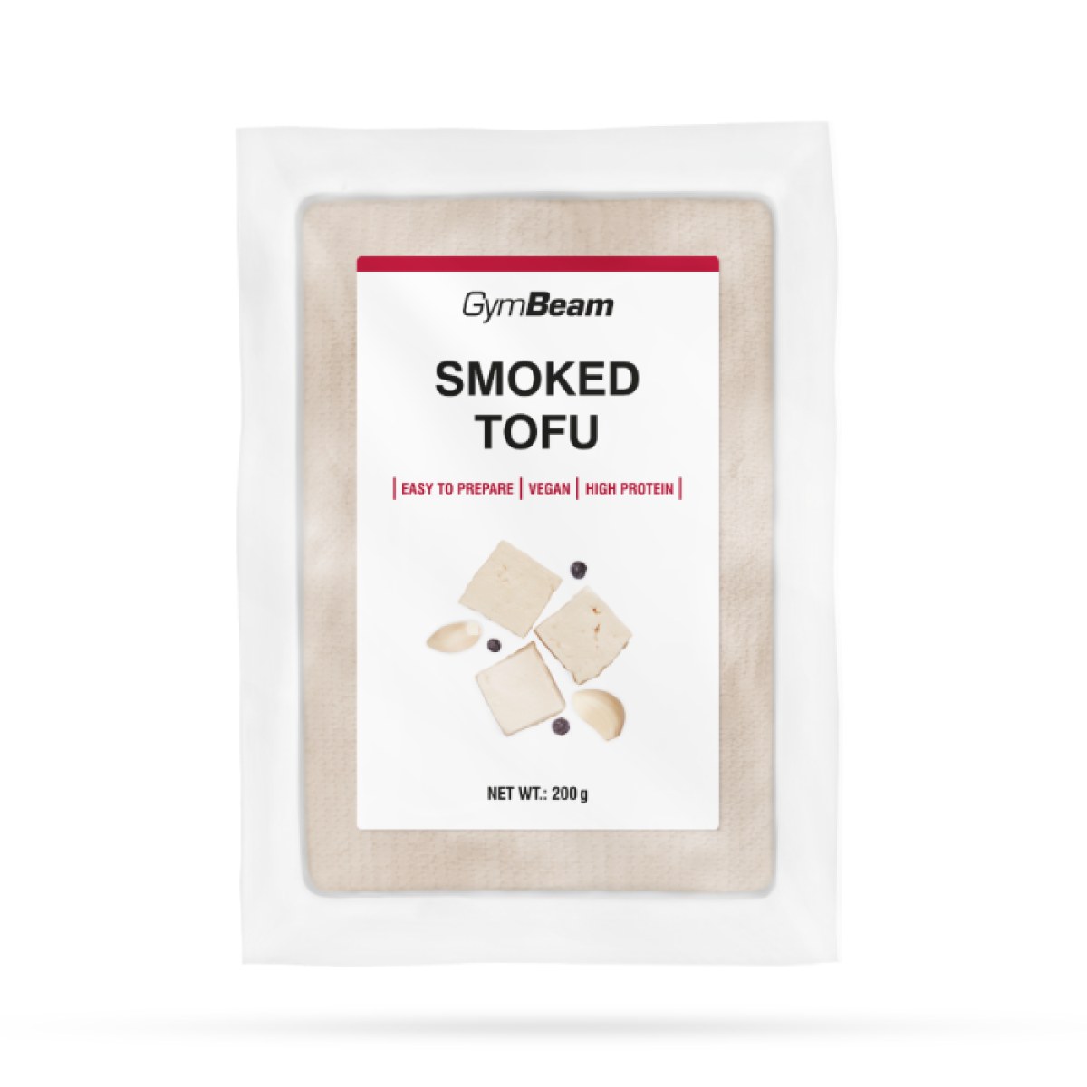 GymBeam Tofu údené - Príchuť: Údené | Hmotnosť: 0,2 kg | Balenie: 5 · záber 1