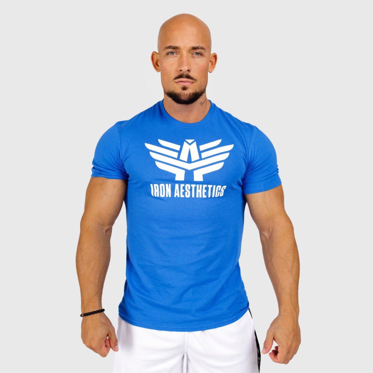 Ultrasoft tričko Iron Aesthetics, modré · záber 1
