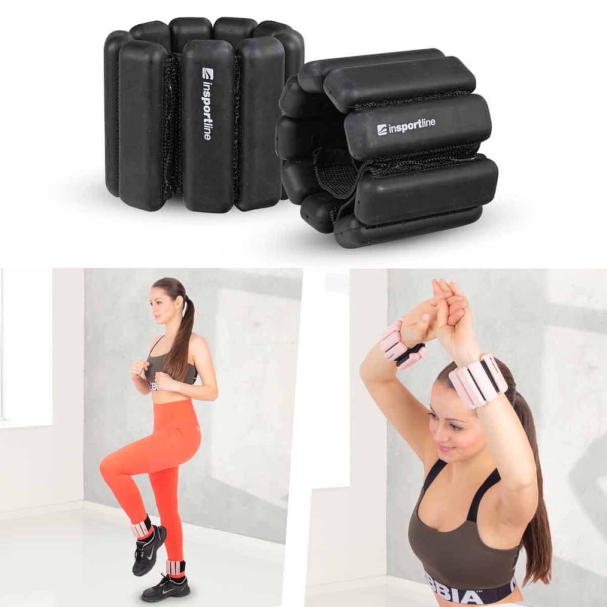 inSPORTline Brace 2x1,5 kg čierna · záber 2