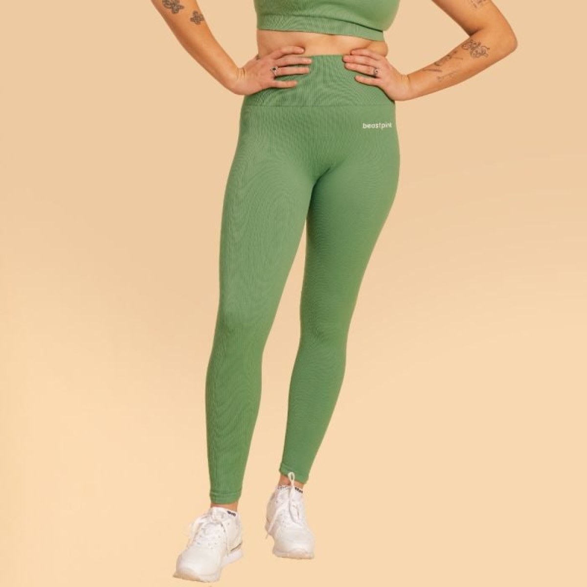 BeastPink Dámske legíny Hyper Olivine SS · záber 1