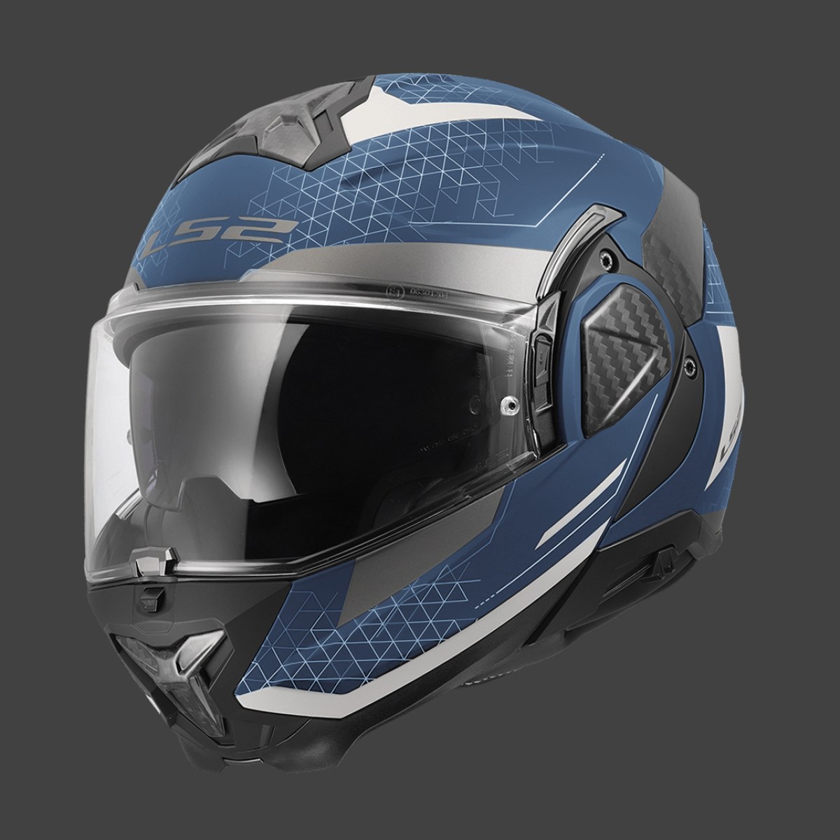 LS2 FF910 Advant II Astral Navy Blue Grey XXL (63-64) · záber 3