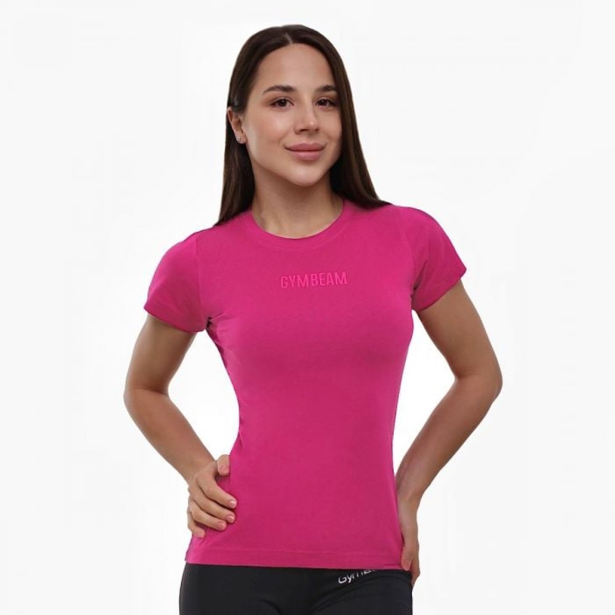 GymBeam Dámske tričko FIT Magenta XL · záber 1