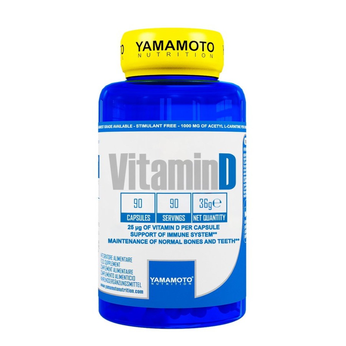 Vitamin D 25 mcg - Yamamoto 90 kaps. · záber 1