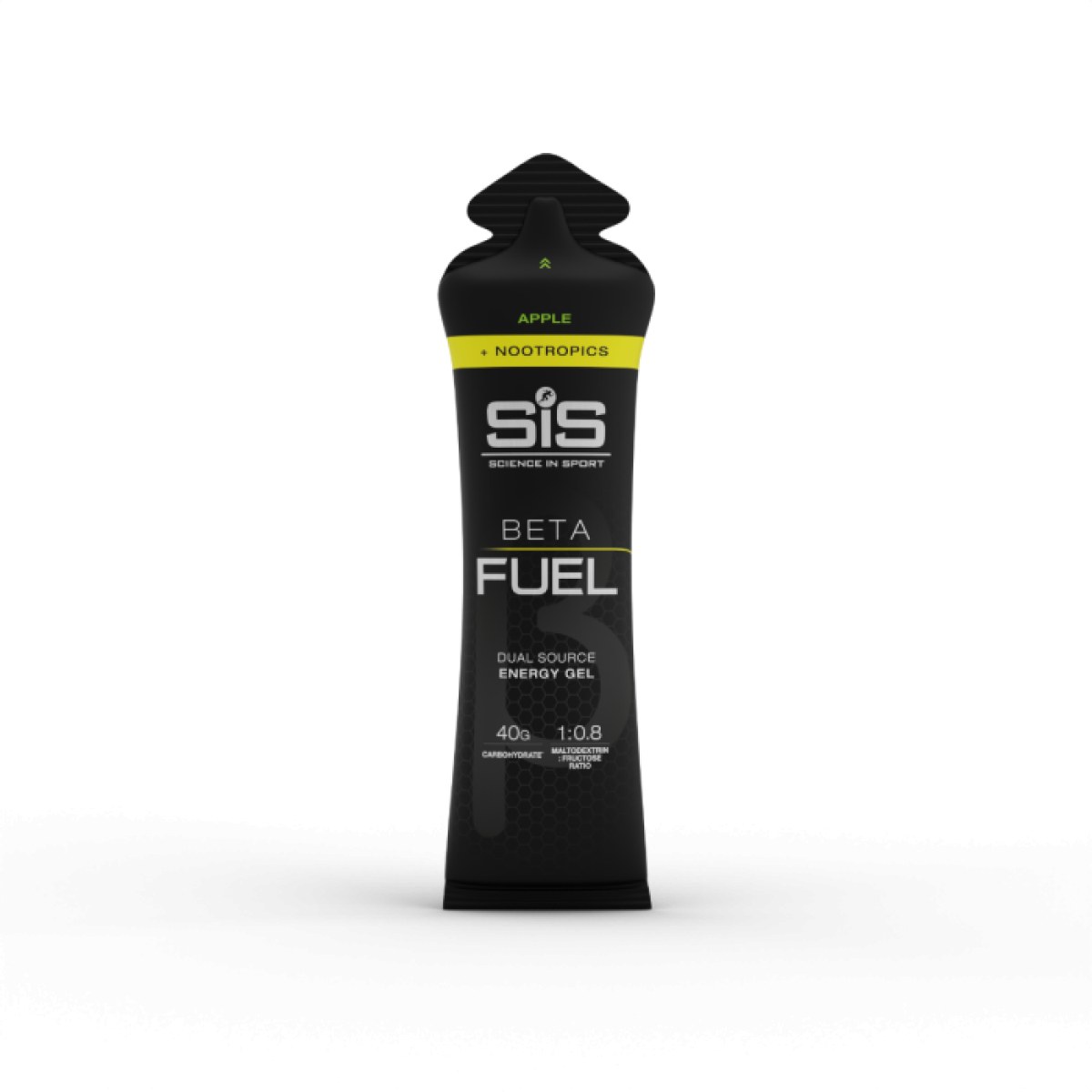 Science in Sport Beta Fuel Gél + Nootropiká jablko - Príchuť: Jablko | Hmotnosť: 0,06 kg | Objem: 60 ml | Balenie: 30 · záber 1