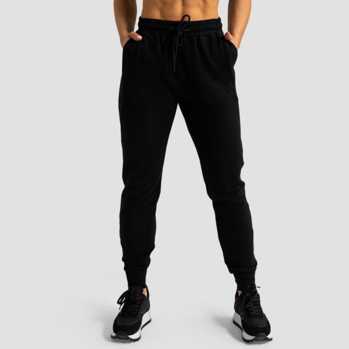 GymBeam Dámske tepláky Limitless Black SS · záber 1