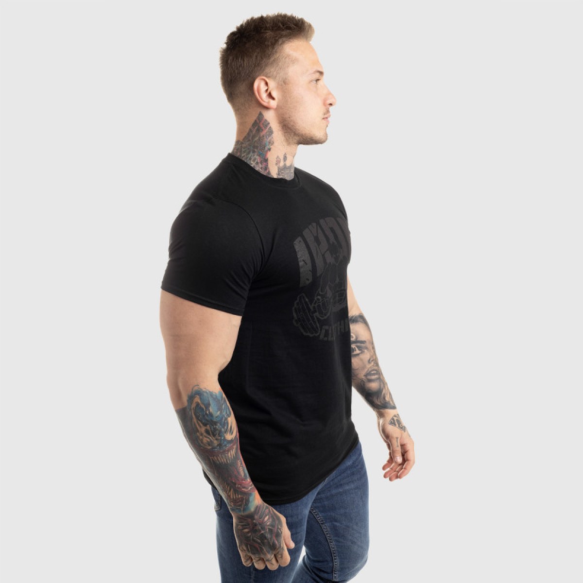 UltraSoft tričko IRON MAN, black on black · záber 3