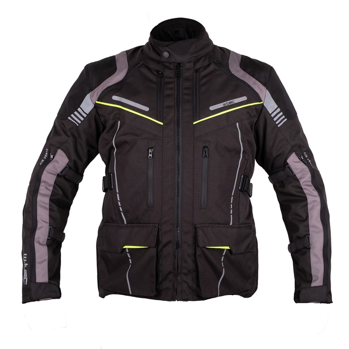 Touringová moto bunda W-TEC Smackton - Veľkosť: XL | Farba: Zelená · záber 1