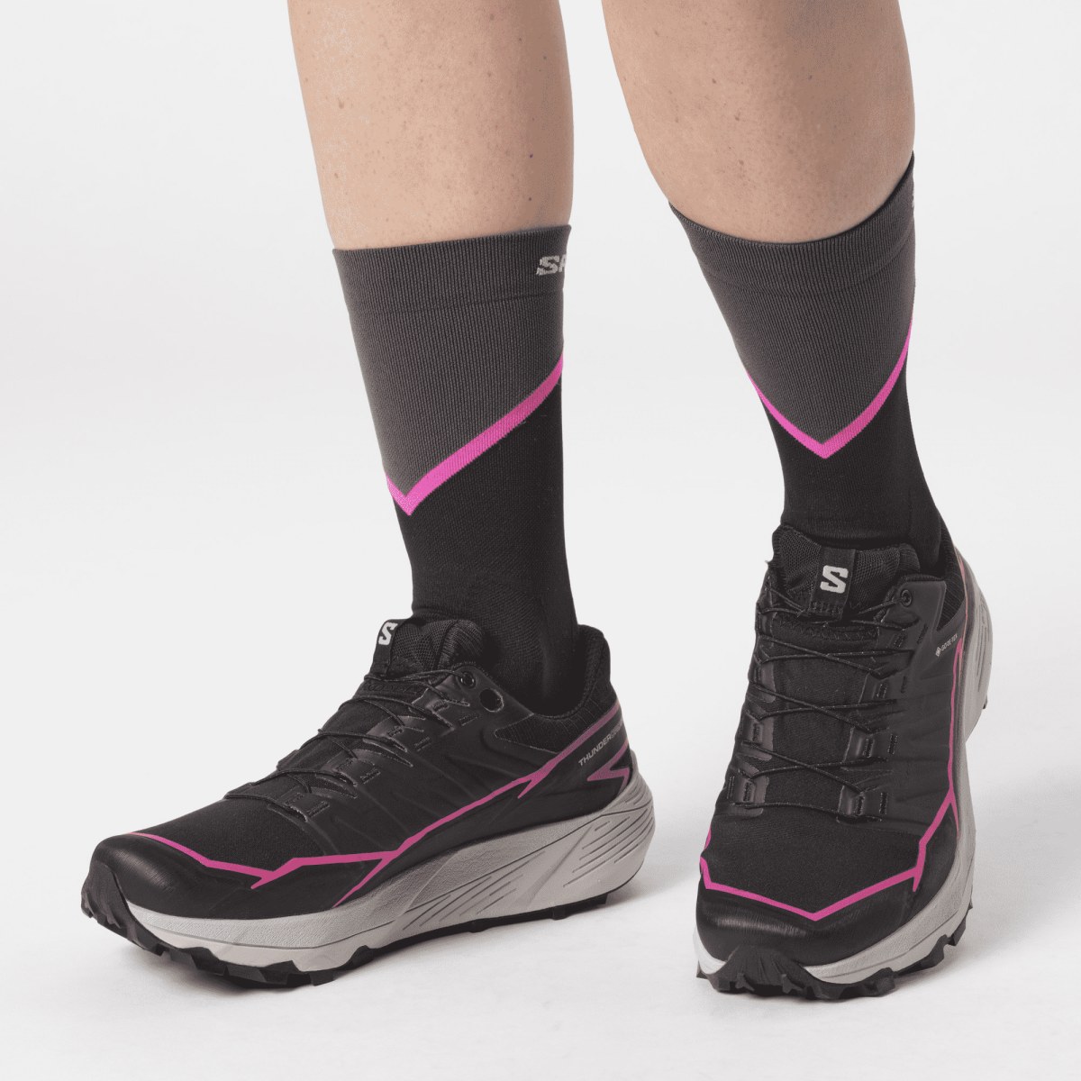 Salomon Thundercross GTX W - Veľkosť: 38 | Farba: Čierna · záber 2