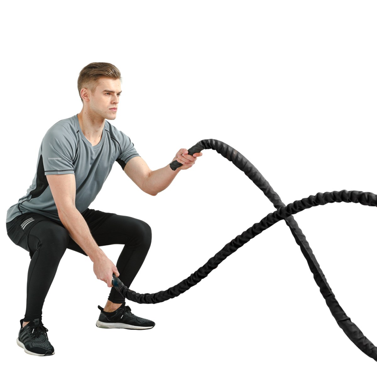 Posilňovacie lano inSPORTline Wave Rope 38 mm - 9 m · záber 2