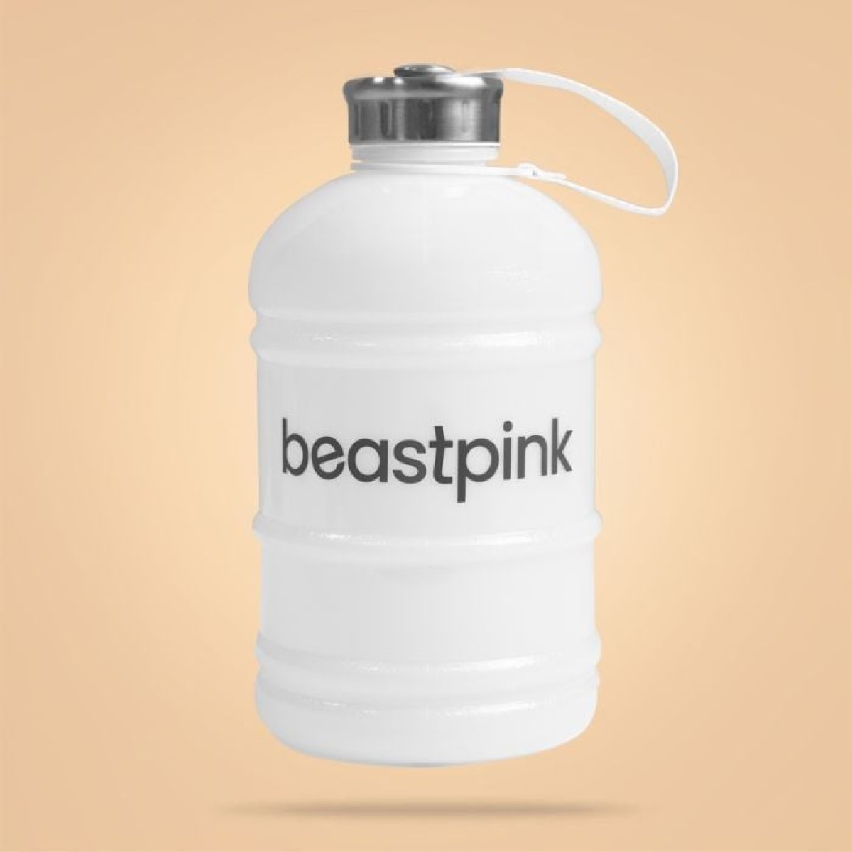 GymBeam Fľaša Hydrator 1,89 l White - BeastPink · záber 1