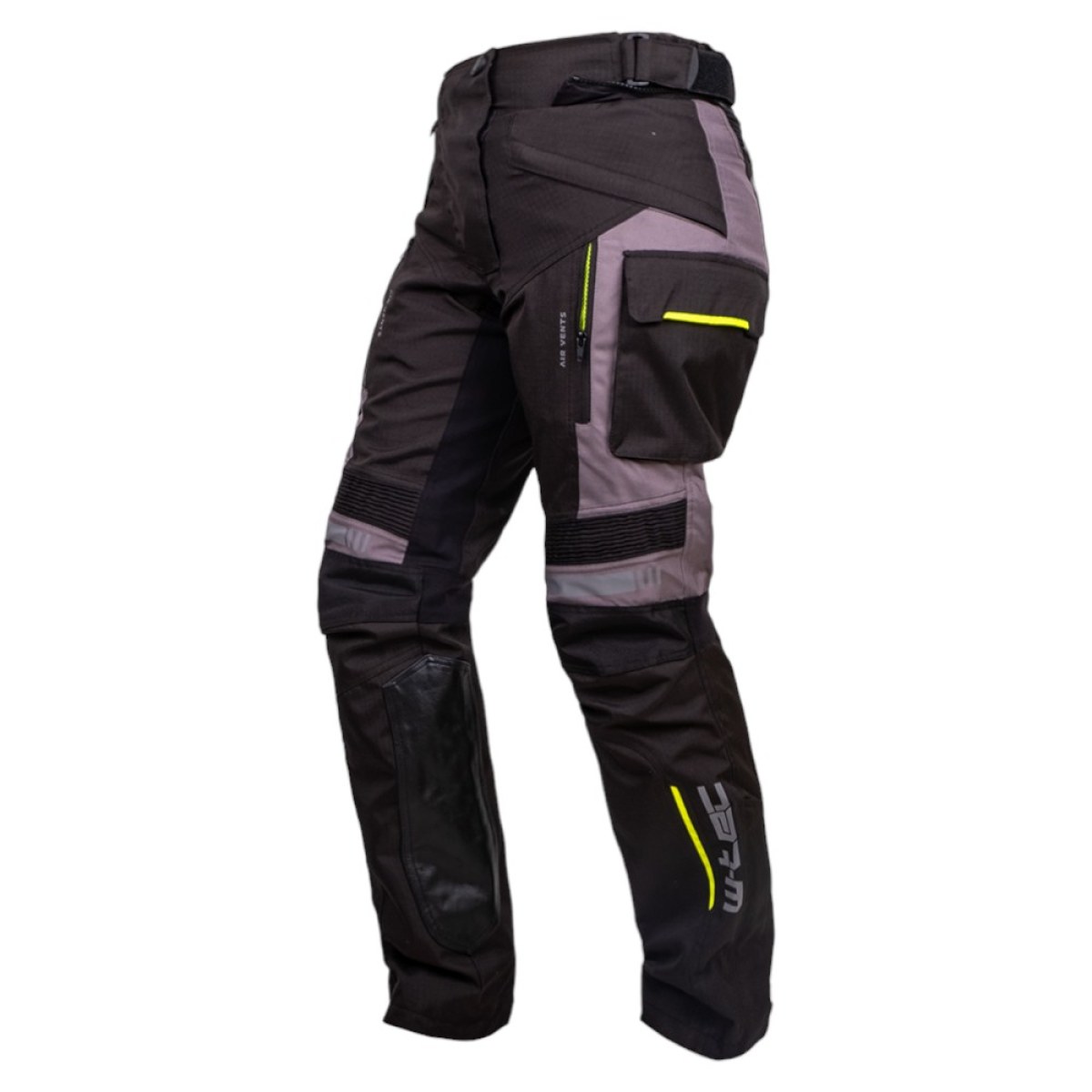 Dámske moto nohavice W-TEC Smackton Lady - Veľkosť: M | Farba: Čierna · záber 1