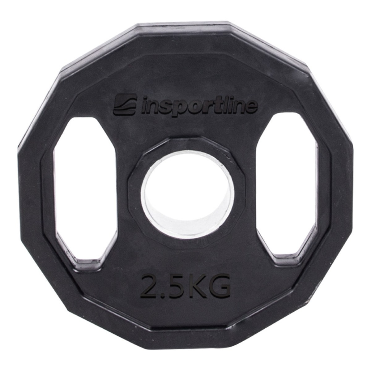 Pogumovaný olympijský kotúč inSPORTline Ruberton 2,5 kg 50 mm · záber 1