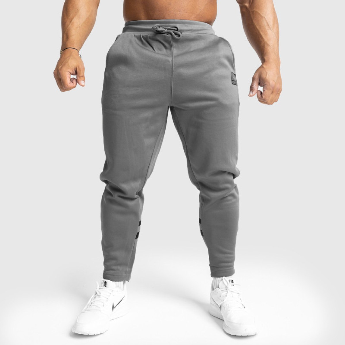 Jogger tepláky Iron Aesthetics Boxed, sivá · záber 3