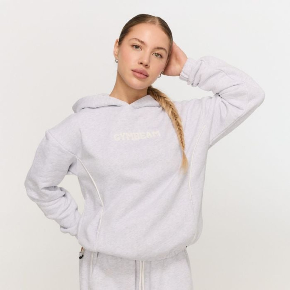 GymBeam Dámska mikina Varsity Grey XS · záber 1