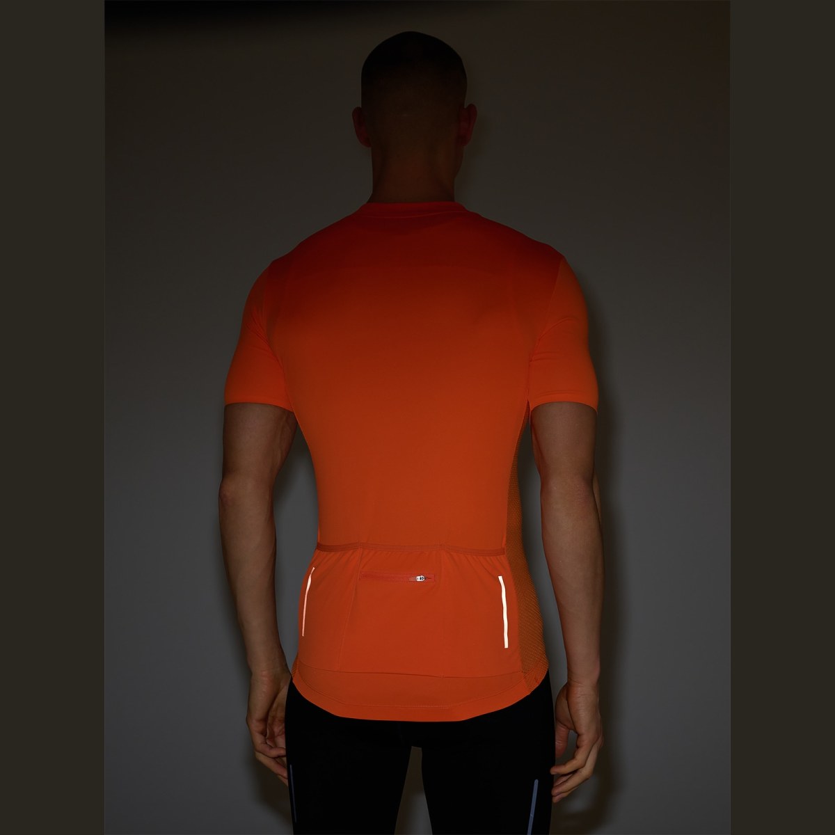 Pánsky cyklistický dres - oranžový · záber 4
