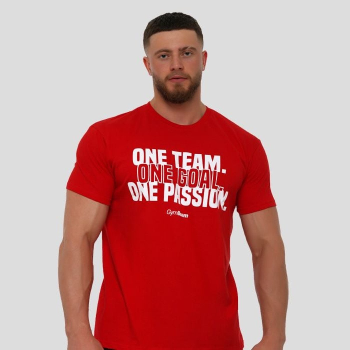 GymBeam Tričko One Team Red MM · záber 1