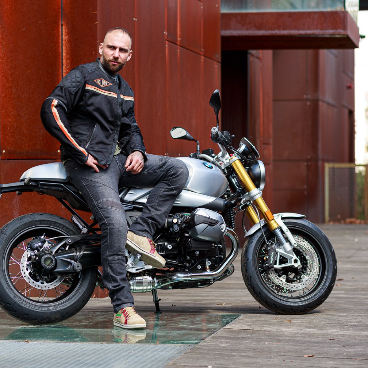 Letná moto bunda W-TEC 2Stripe - Veľkosť: S · záber 2