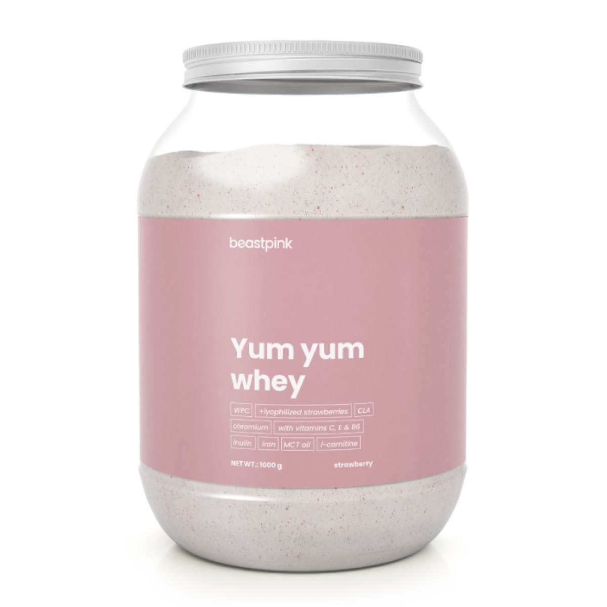 BeastPink Yum Yum Whey strawberry splash · záber 1