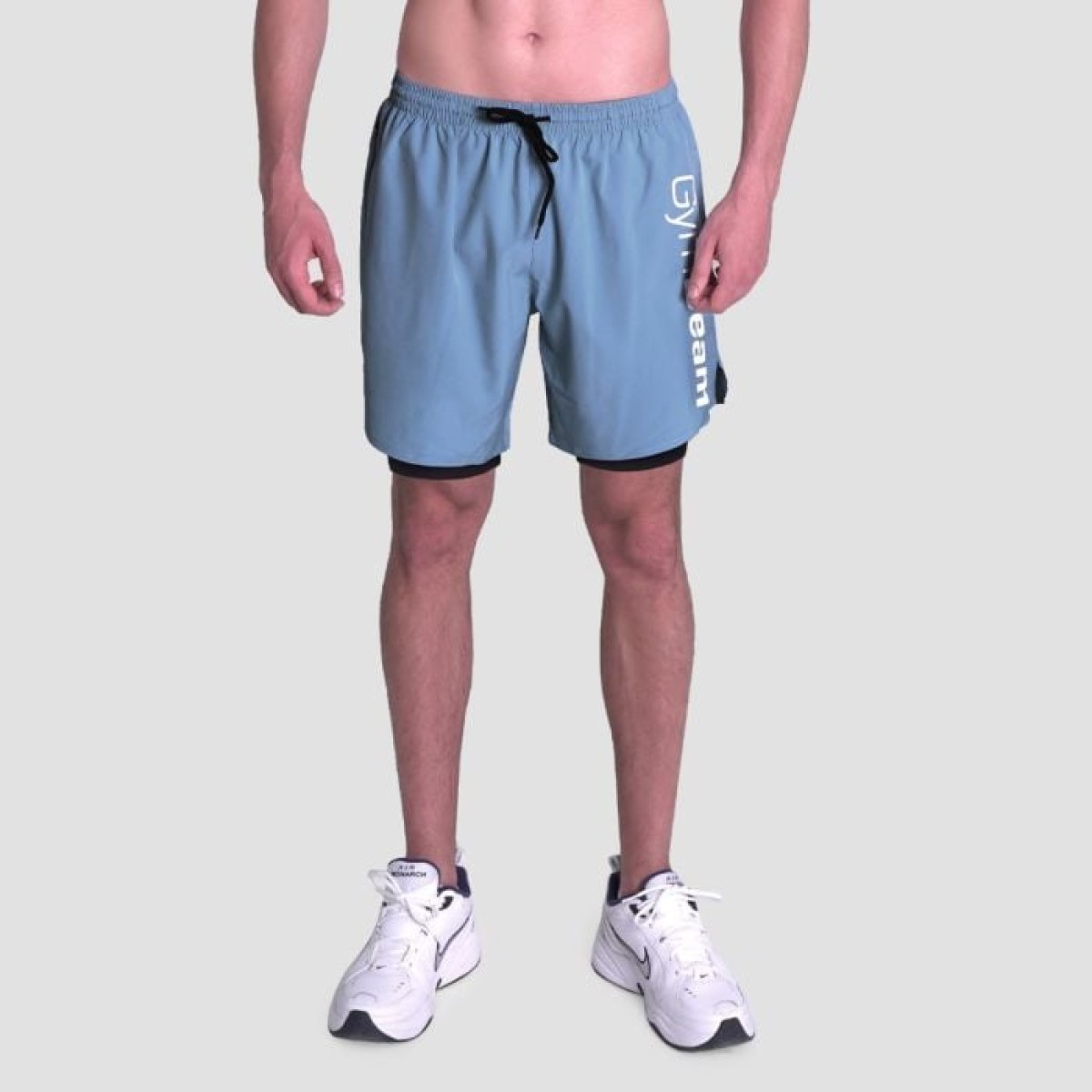 GymBeam Šortky 2in1 Essence Blue L · záber 1