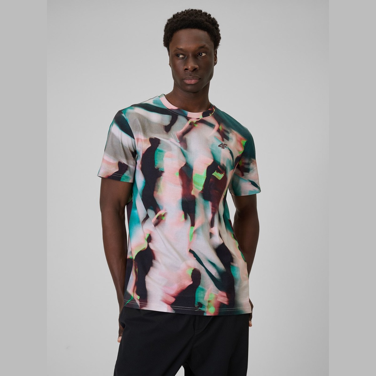 T-shirt regular s potlačou pánsky - multicolor · záber 5