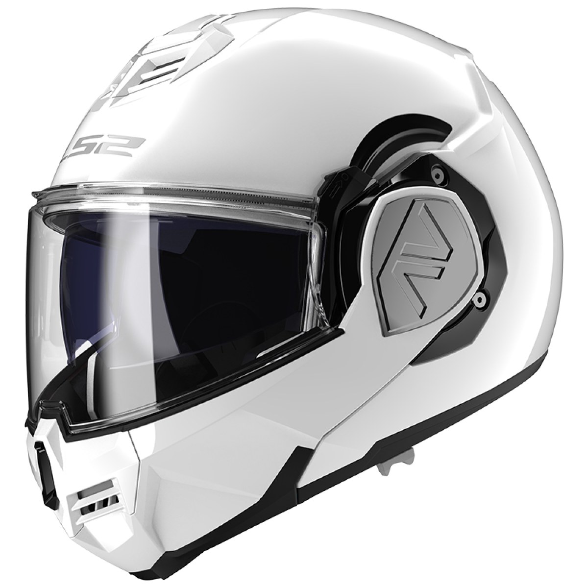 LS2 Advant Solid White L (59-60) · záber 1