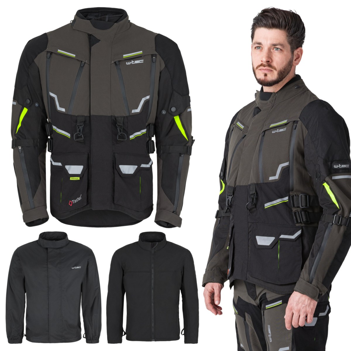 W-TEC Daimick bunda čierno-šedá - 5XL · záber 1