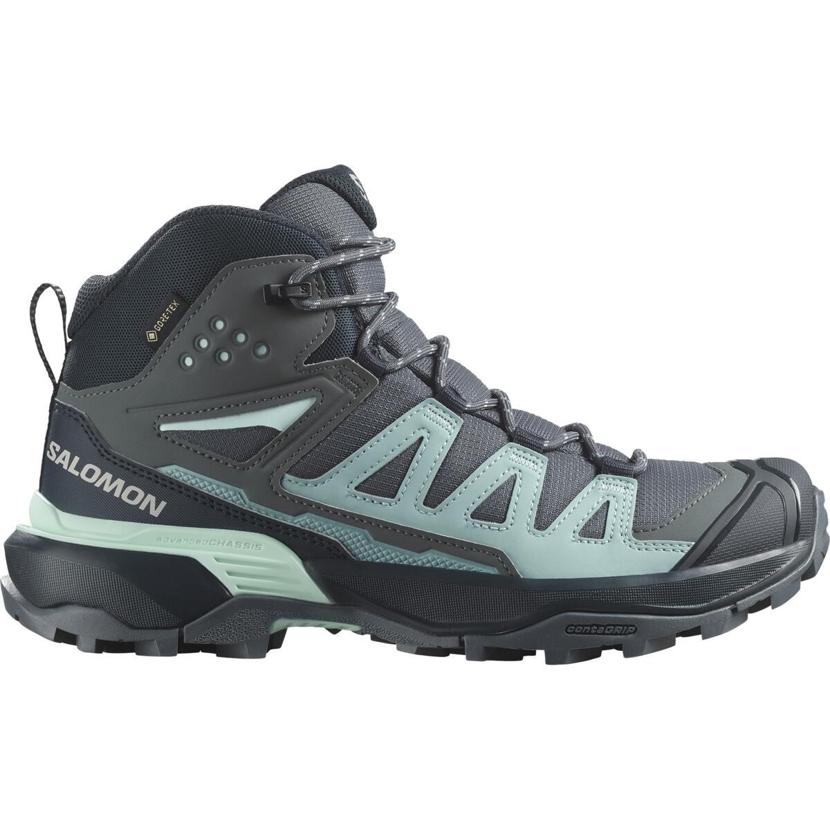 Salomon X Ultra 360 MID GTX W - Veľkosť: 43 1/3 | Farba: Tyrkysová, Sivá · záber 1