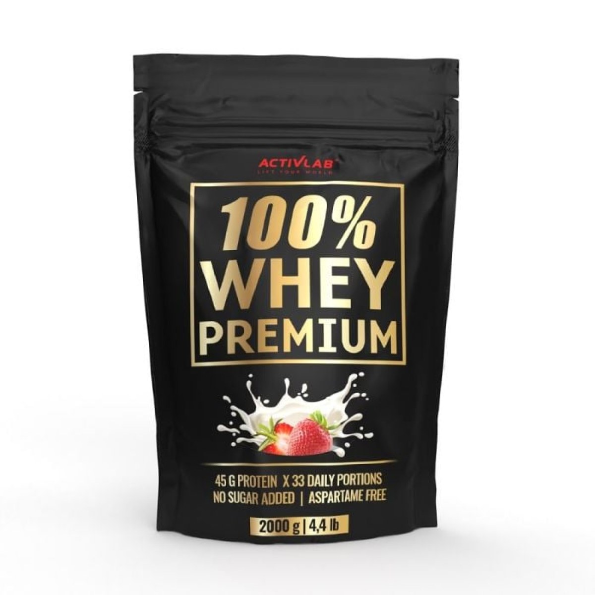 ActivLab 100% Whey Premium jahoda · záber 1