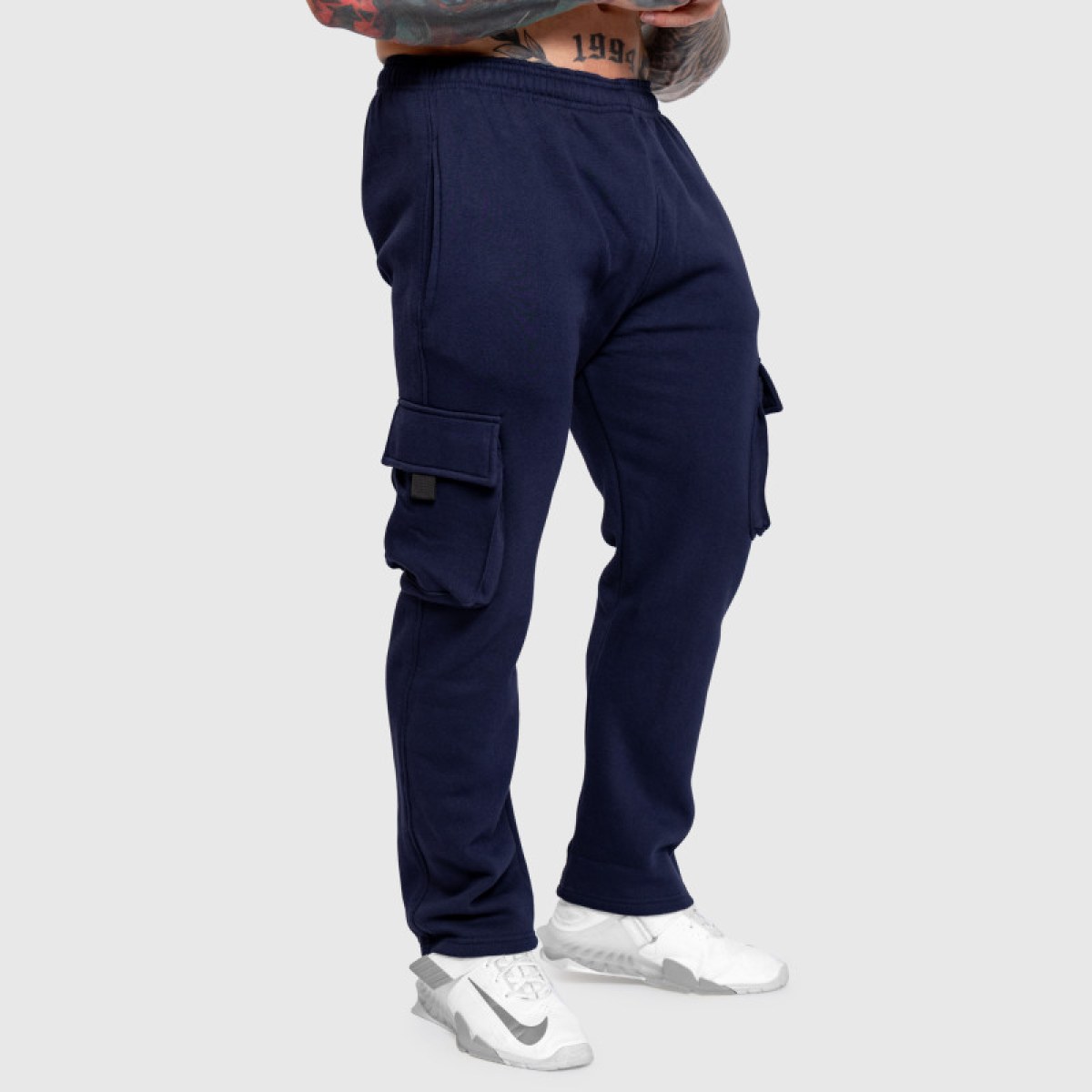 Pánske tepláky Iron Aesthetics Utility, navy · záber 5