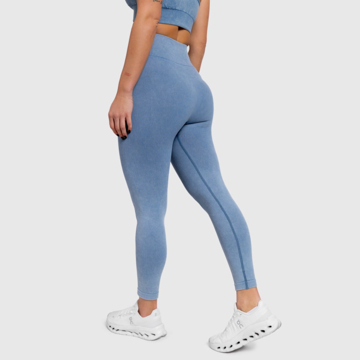 Dámske legíny Iron Aesthetics Faded, washed blue · záber 4