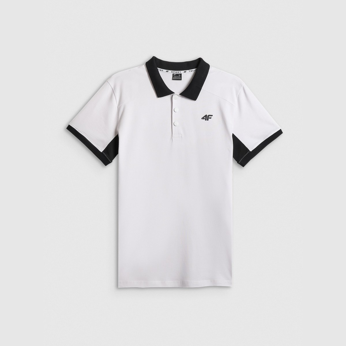 Regular polo tričko pánske - biele · záber 2