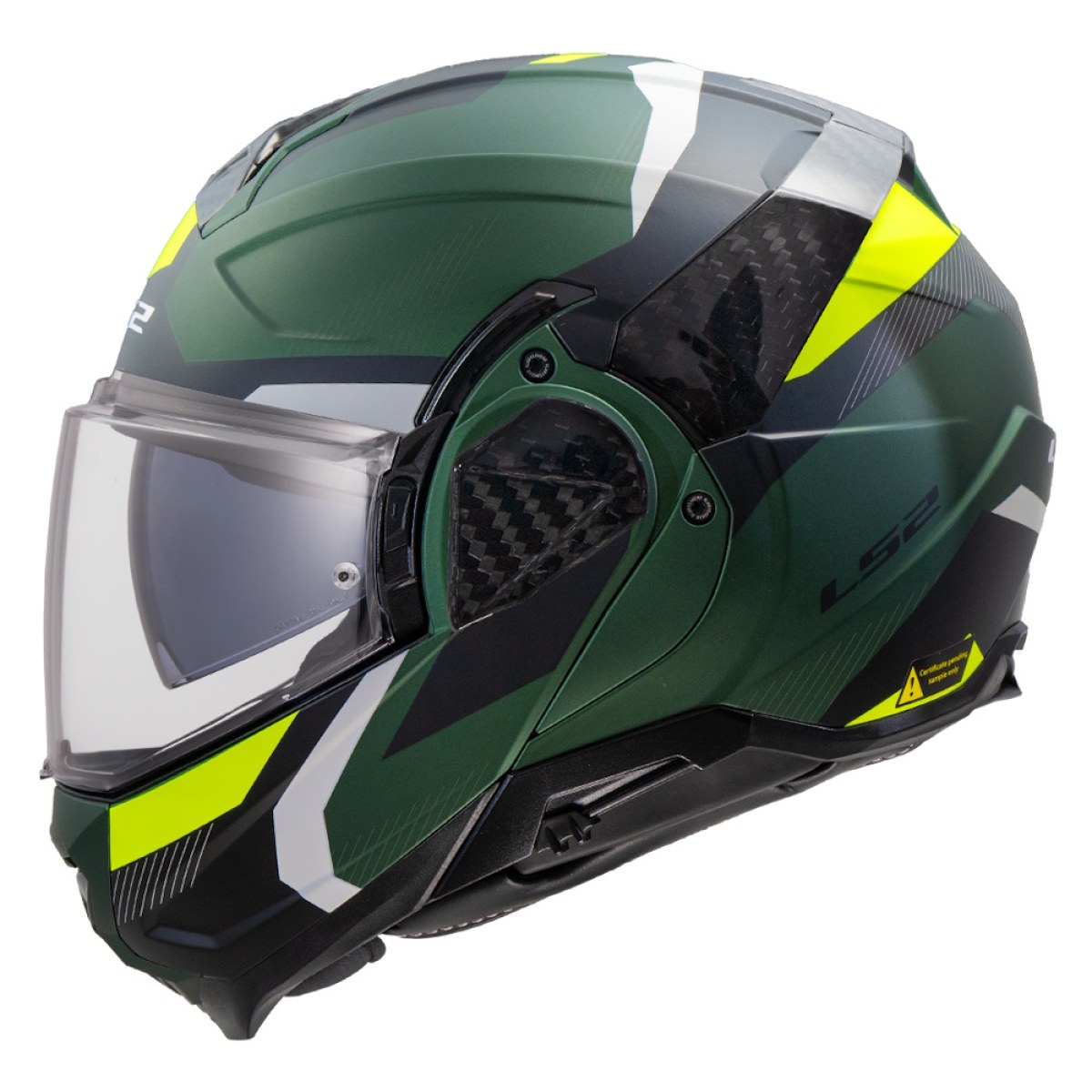 LS2 FF910 Advant II Triple Olive L (59-60) · záber 2