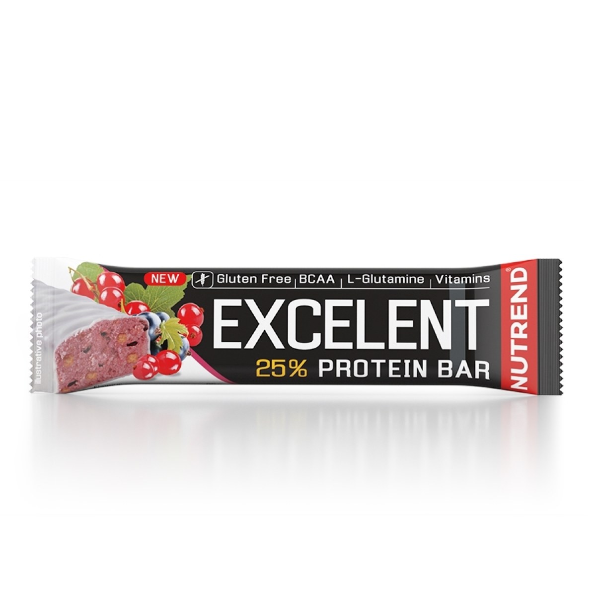 Nutrend EXCELENT protein bar 40g čokoláda+kokos · záber 1