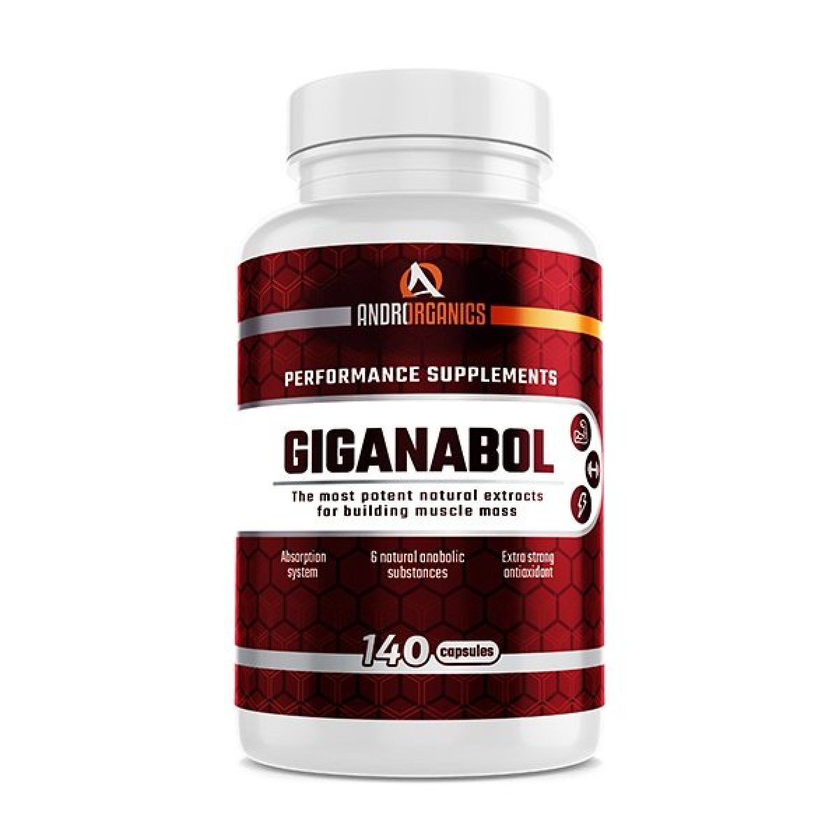 Giganabol - Androrganics 140 kaps. · záber 1