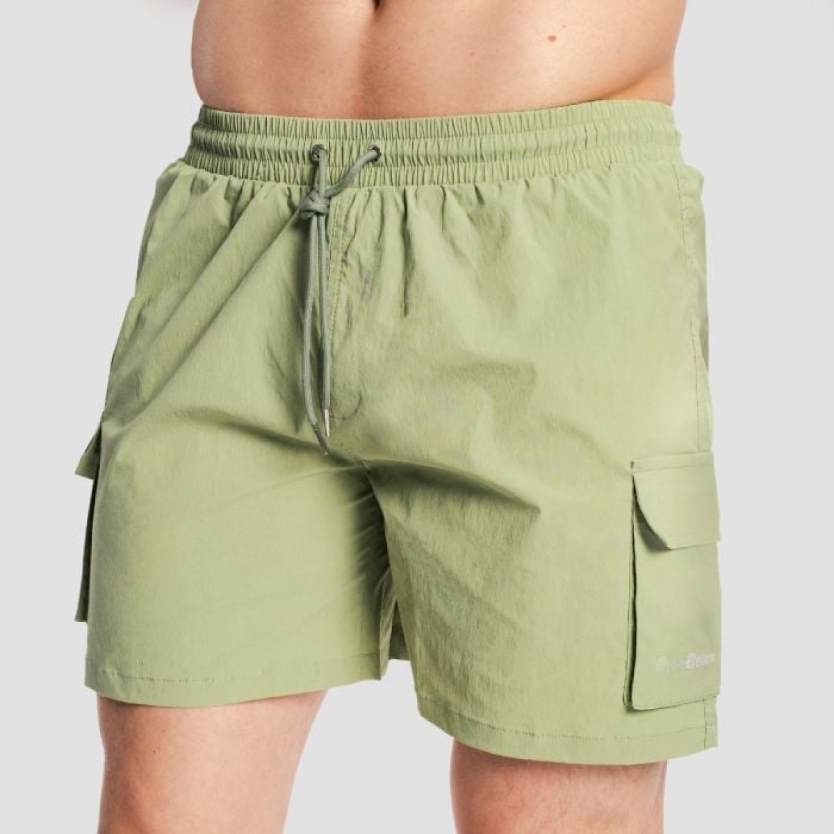 GymBeam Pánske plavecké šortky Cargo Olive XXL · záber 1