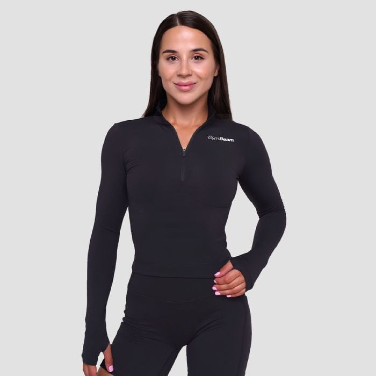 GymBeam Dámsky športový top Ignite Black MM · záber 1