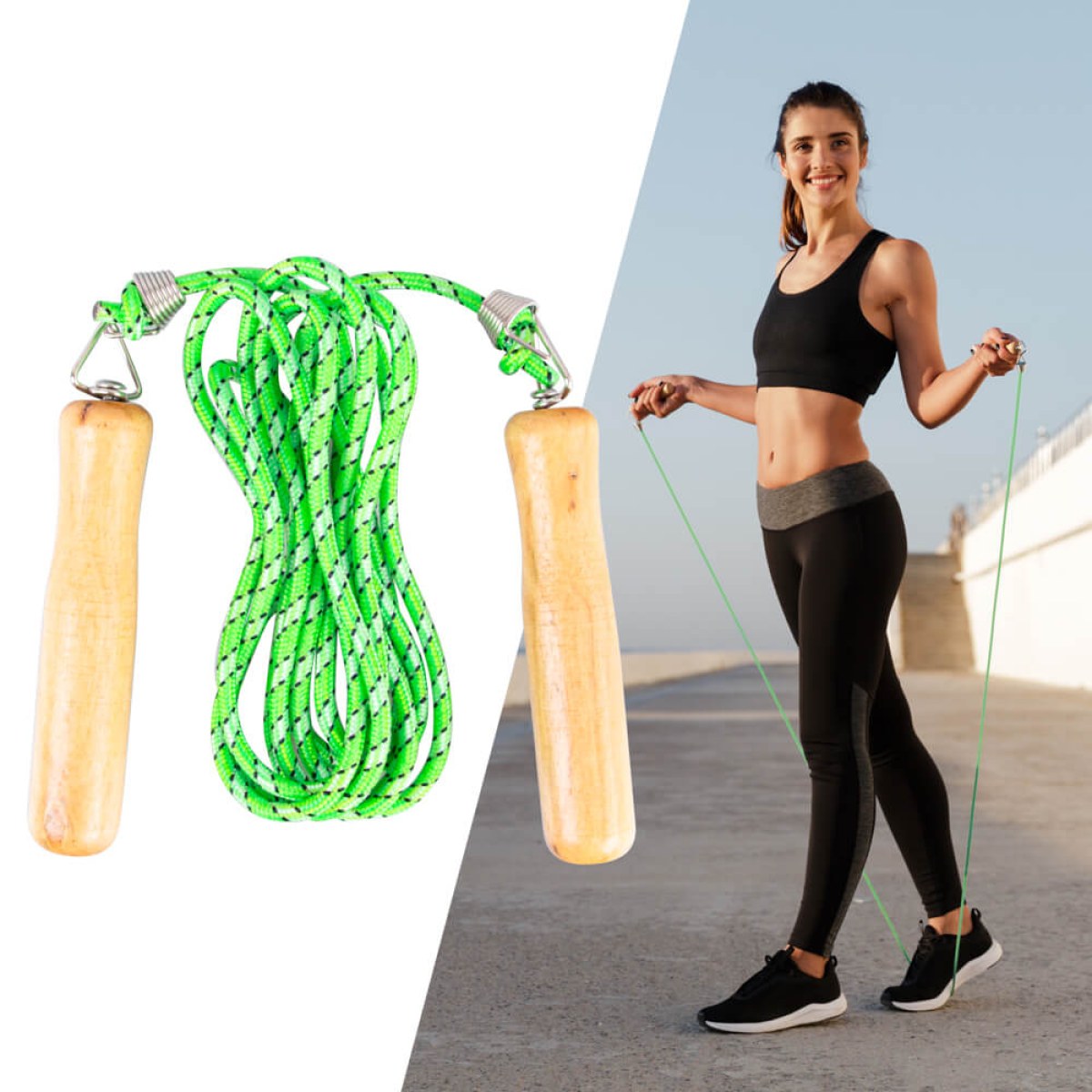 Švihadlo inSPORTline Jumpwood · záber 1