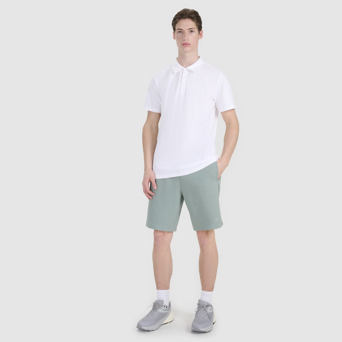 Pánske regular polo tričko - biele · záber 4