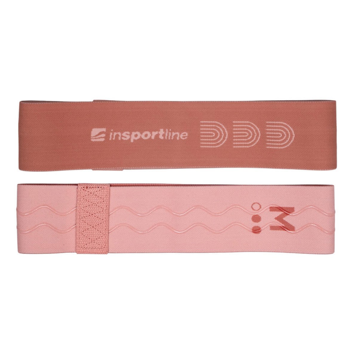 Posilňovacia slučka inSPORTline Hiplop M 66x7 cm / 16 kg - Farba: Ružová · záber 2