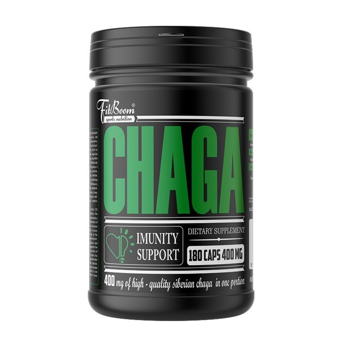 Chaga - FitBoom 180 kaps. · záber 1