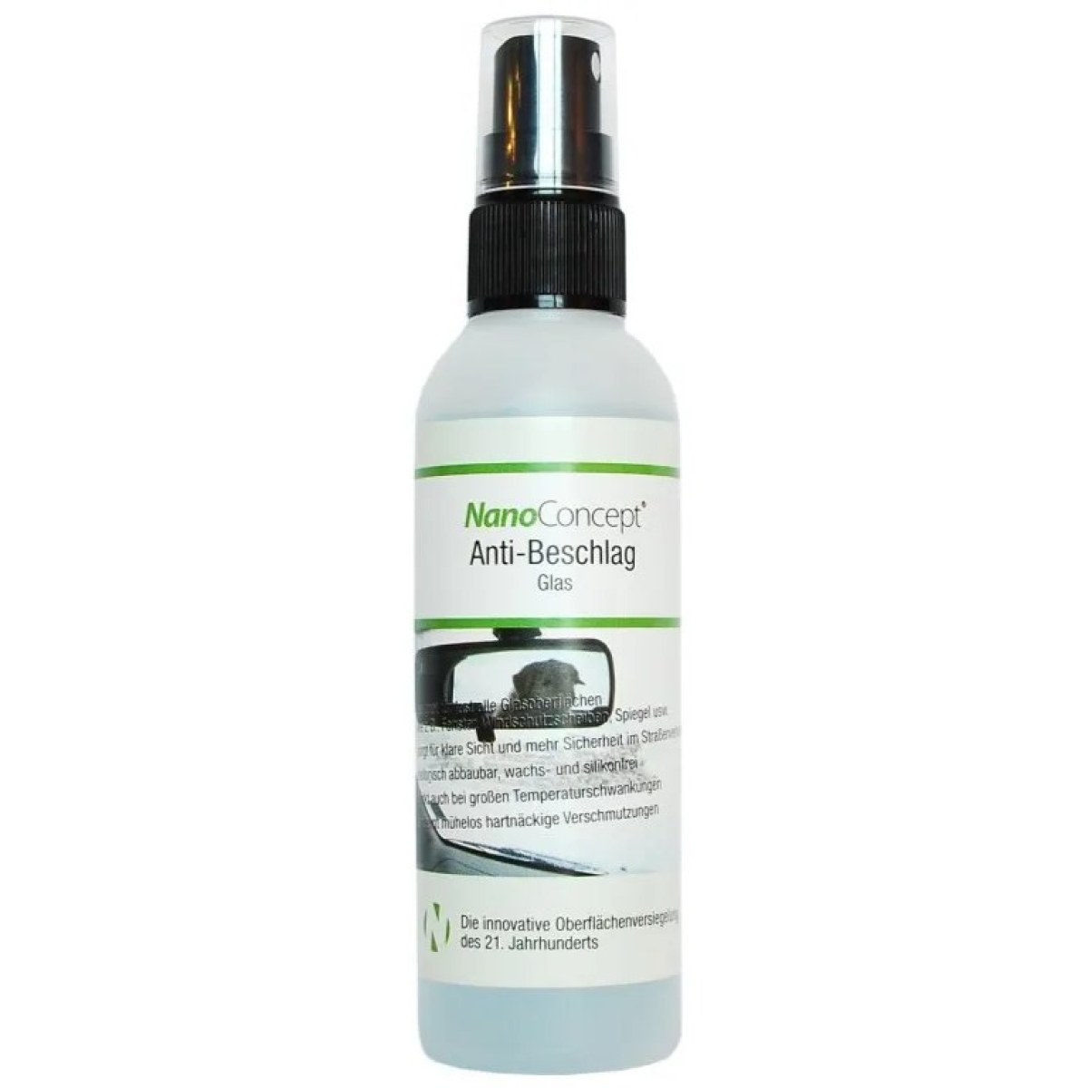 NanoConcept Nano ochrana proti zamlžování skla 100 ml · záber 1