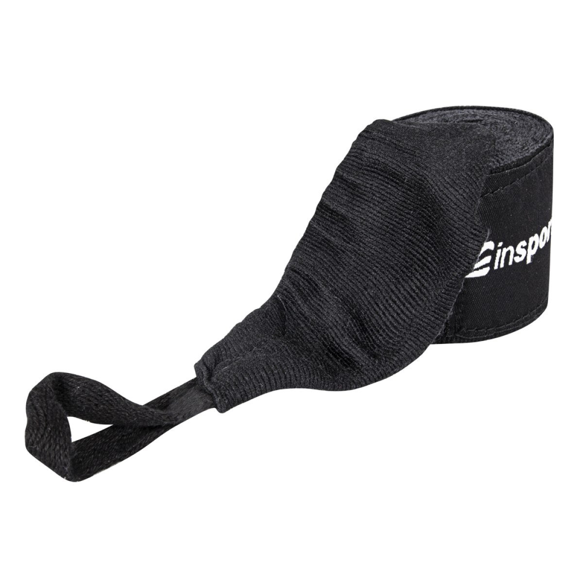 Boxerská bandáž inSPORTline Envolto 350 cm - Farba: Čierna · záber 3