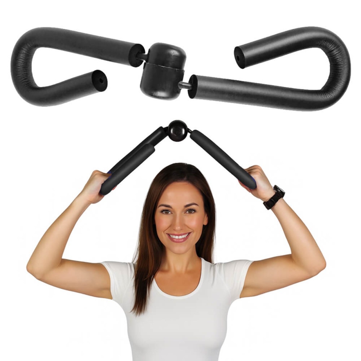 Posilňovač inSPORTline Body Trimmer - Farba: Čierna · záber 1