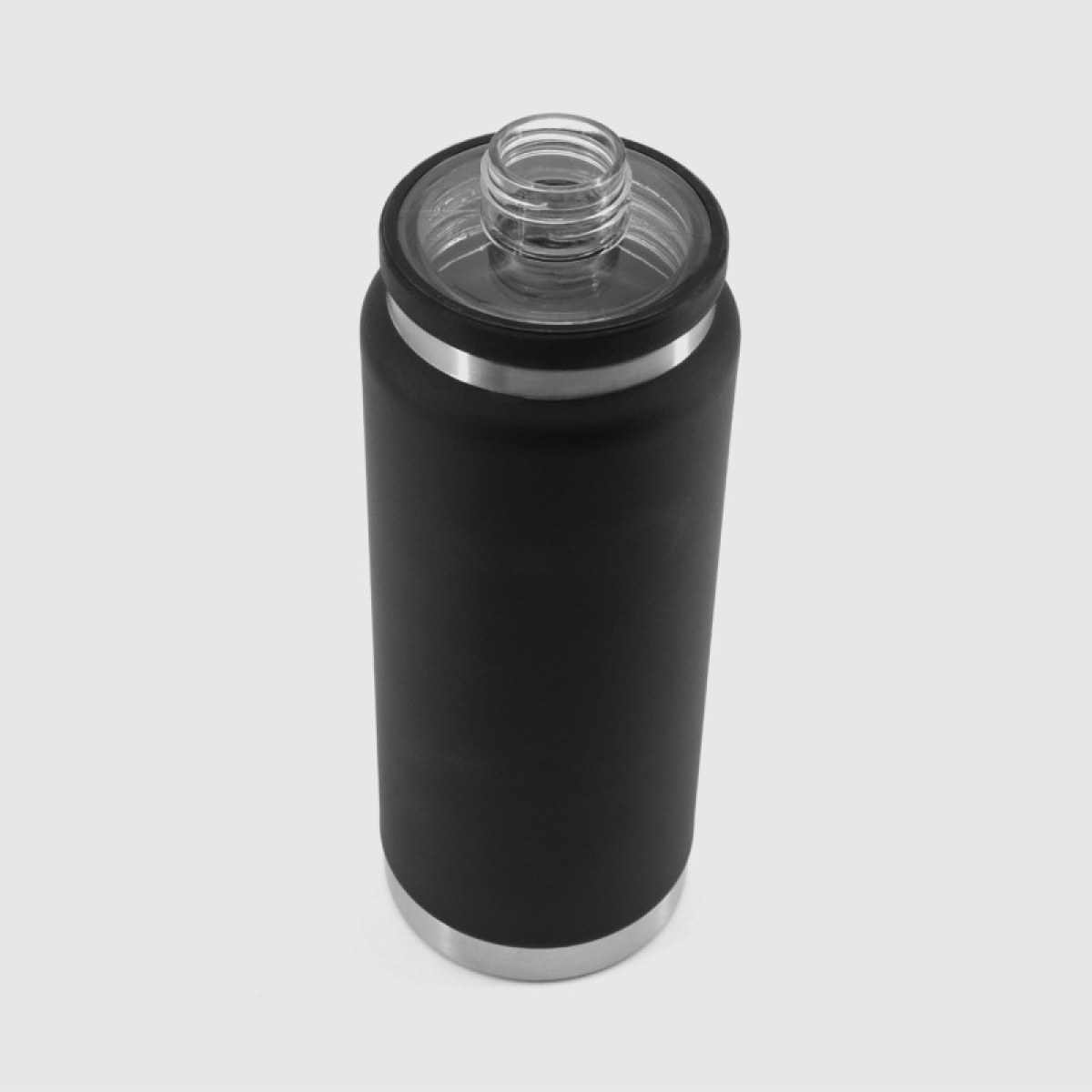 Nerezová fľaša Iron Aesthetics TwinCap 800 ml, čierna · záber 3