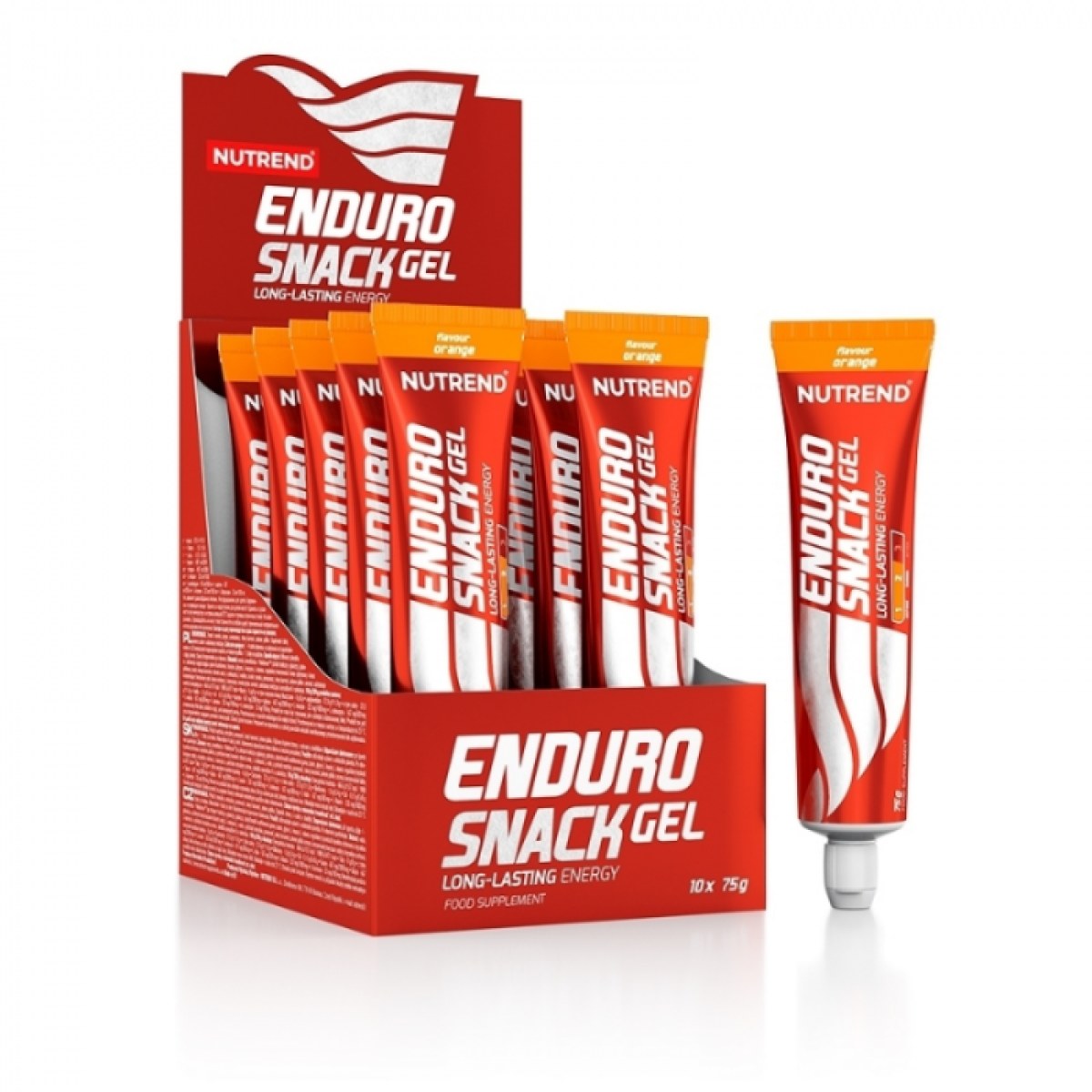 Nutrend Endurosnack Gel pomaranč - Príchuť: Pomaranč | Hmotnosť: 0,75 kg | Balenie: 100 · záber 1