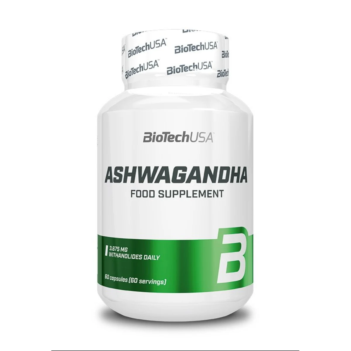 Ashwagandha - Biotech USA 60 kaps. · záber 1