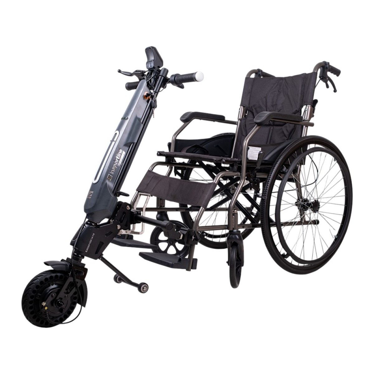 Mechanický skladací invalidný vozík inSPORTline Jakesully odľahčený s pohonom Oppatia · záber 1