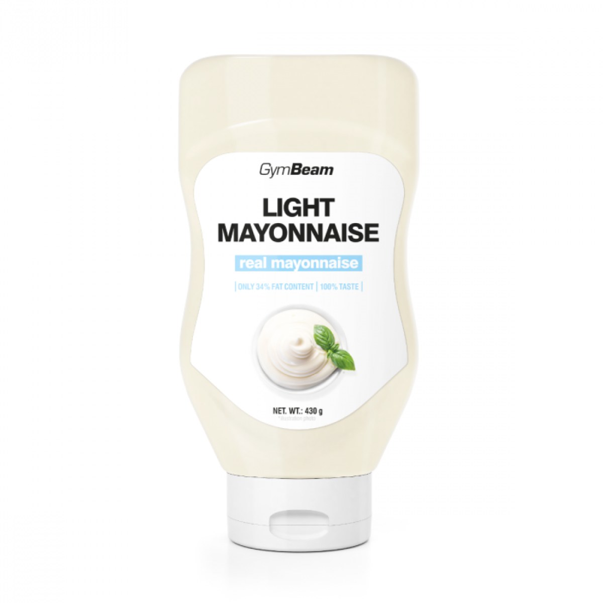 GymBeam Light majonéza - Objem: 430 ml | Hmotnosť: 0,476 g · záber 1