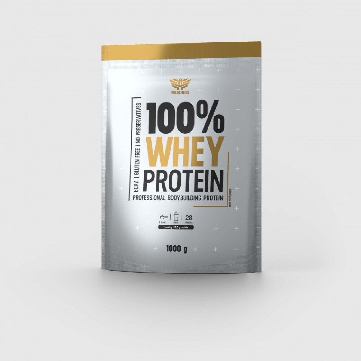 Proteín 100% Whey 1000 g - Iron Aesthetics · záber 2