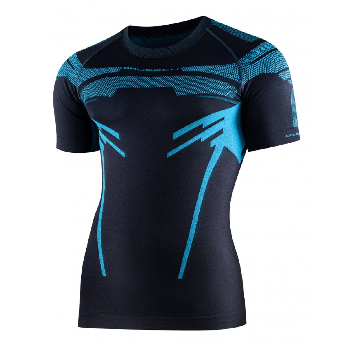 Brubeck Dry s krátkym rukávom Graphite/Blue - M · záber 1